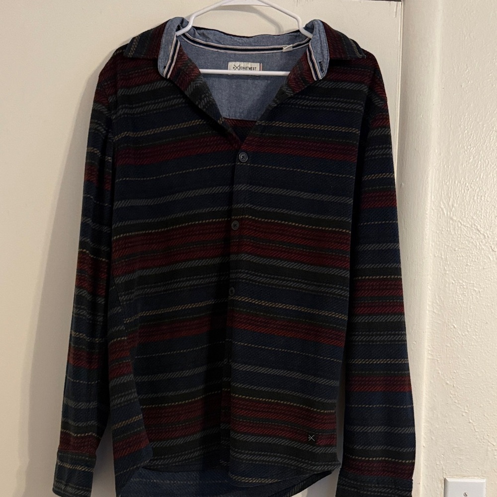 johnnie-O Multicolor Striped Casual Shirt